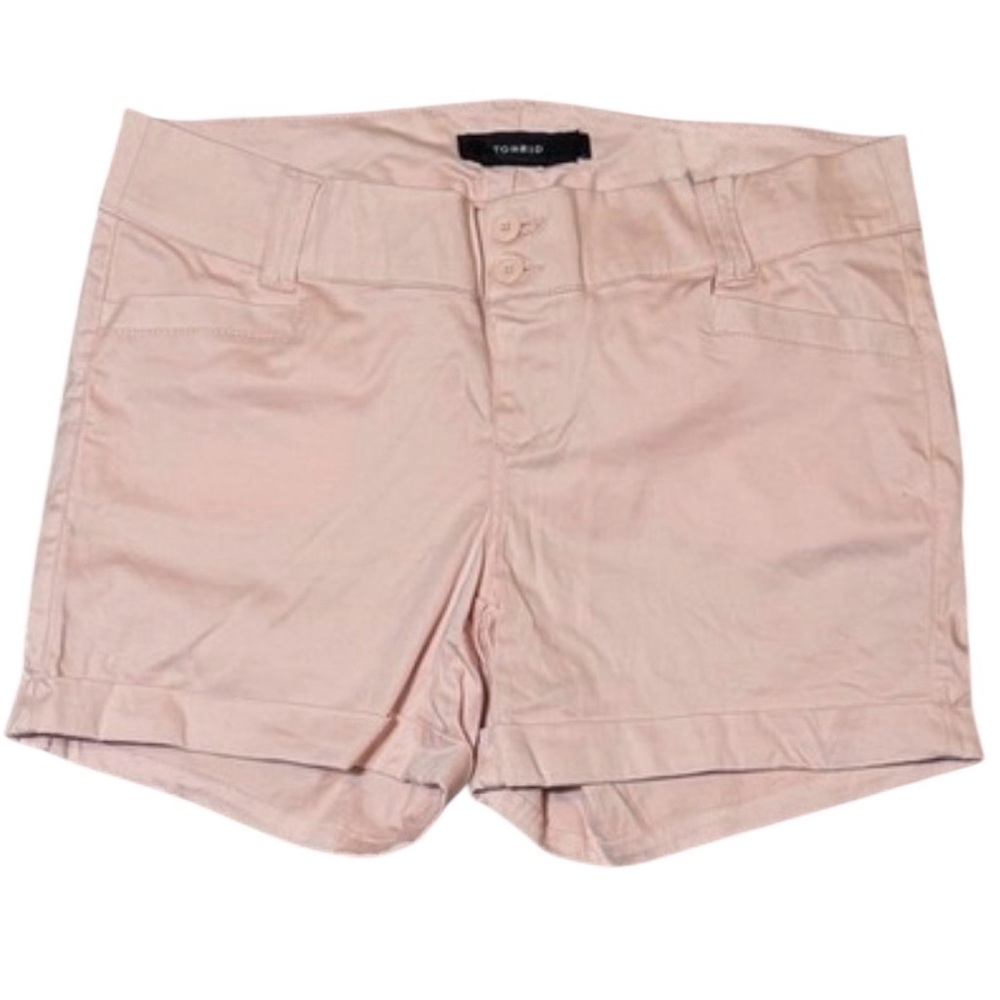 Torrid Santeen pink Cuffed Shorts 14